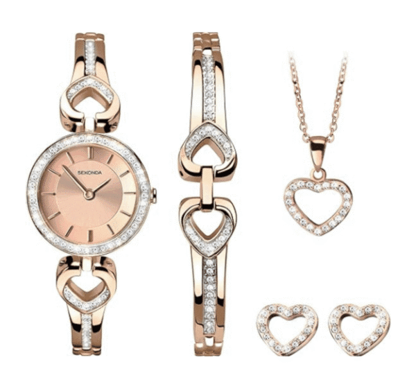 Sekonda Set Rose Gold Watch Gift Set