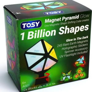 TOSY Magnet Pyramid Glow into 1 Billion Shapes