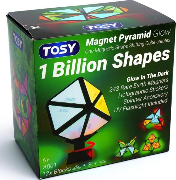 TOSY Magnet Pyramid Glow into 1 Billion Shapes